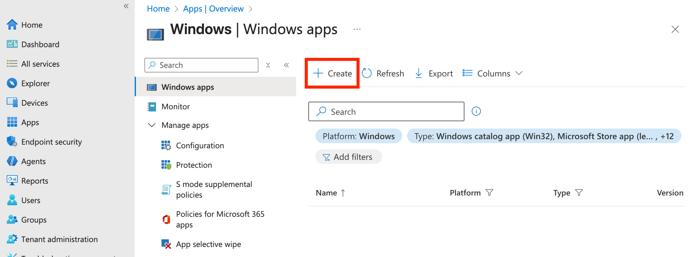 Win32 app wizard package upload step