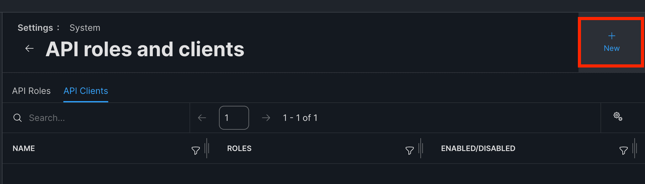 Create an API client linked to the Pult role